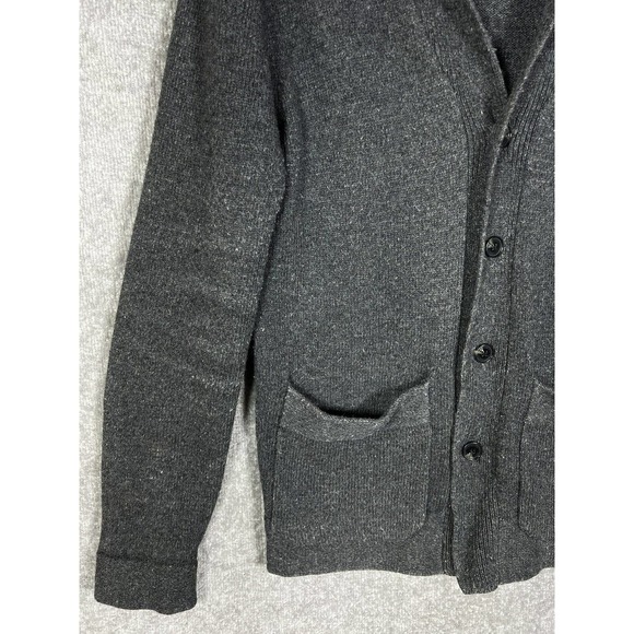 French Connection Wool Blend Button Up Cardigan Sweater Womens Size Medium Gray - Picture 8 of 14